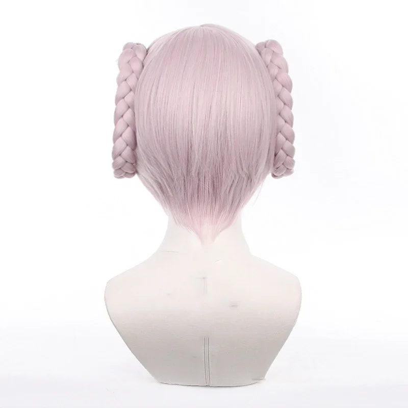 Anime Roep van de Nacht Nazuna Nanakusa ‌   Cosplay Pruik Roze Vlecht Haar Yofukashi no Uta Hittebestendige Synthetische Pruiken Halloween