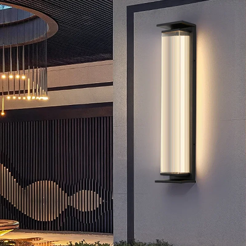 

Outdoor Waterproof Wall Lamps Stainless Steel Waterproof IP65 Lighting Aisle Porch Wall Lights Waterproof Exterior Wall Lamp