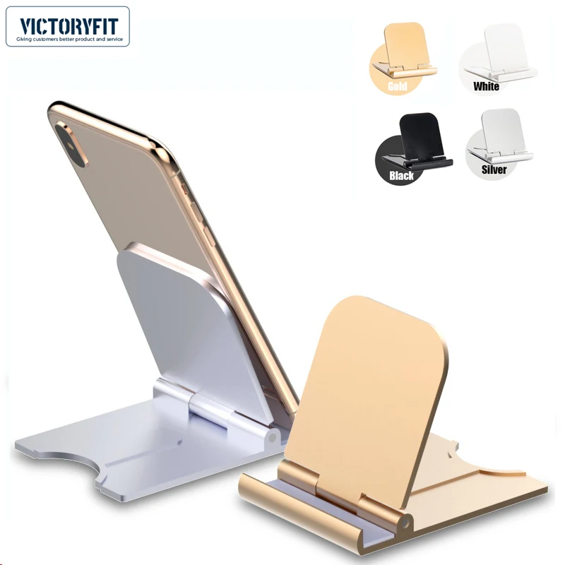 Mini Universal Mobile Phone Holder Adjustable Foldable Cell Phone Stand Portable and Durable Desktop Bracket For Ipad IPhone