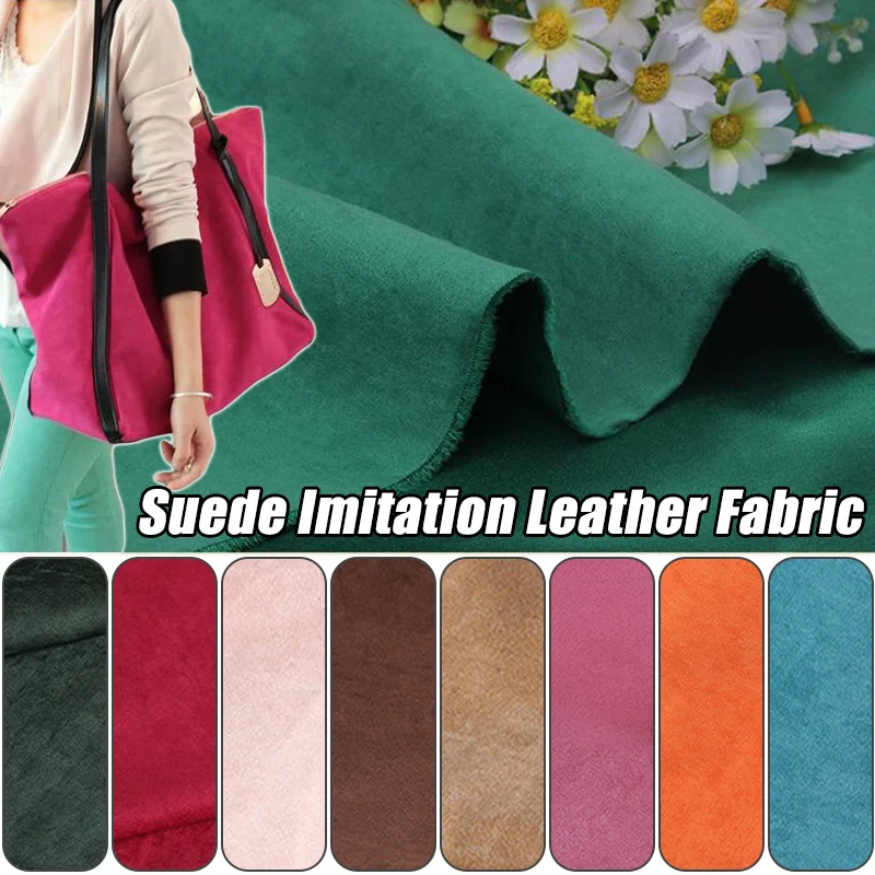 

100*150cm Soft Suede Velvet Fabric Frosted Faux Suede Fabric For DIY Sewing Garment Upholstery Sofa Curtain Dress Textile