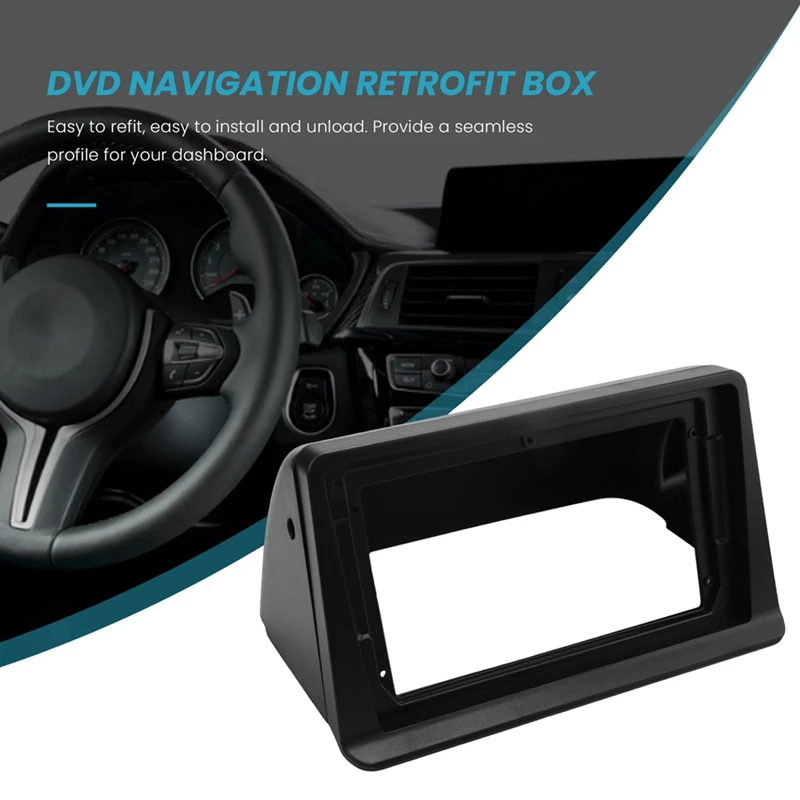 Car Radio Fascia Frame Plate Adapter Navigation Panel 2Din 9In Fit For Mitsubishi Pajero Montero V31 Cheetah Kingbox Stereo