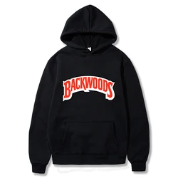 Backwoods Hoodies Men Fashion Letter Graphic Printed Sweatshirts Women Casual Harajuku Streetwear Hooded Pullover Sportwear