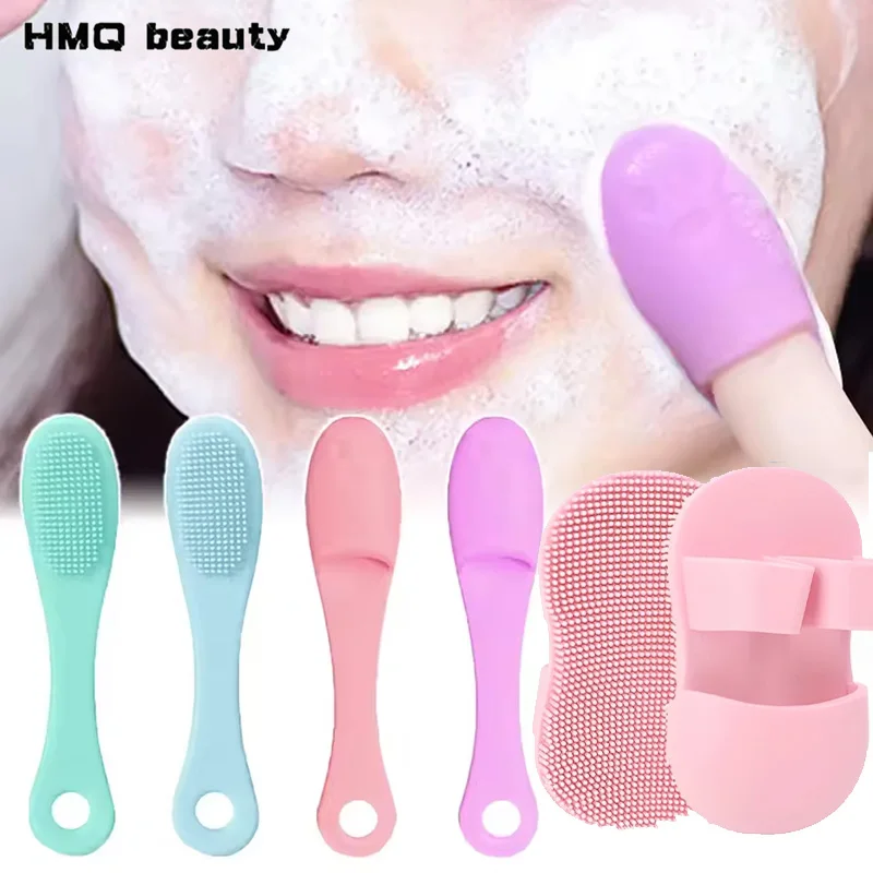 Zachte siliconen gezichtsreinigingsborstel - Exfoliatorpads voor het verwijderen van mee-eters voor diepe gezichtsreiniging Huidverzorgingshulpmiddelen en accessoires