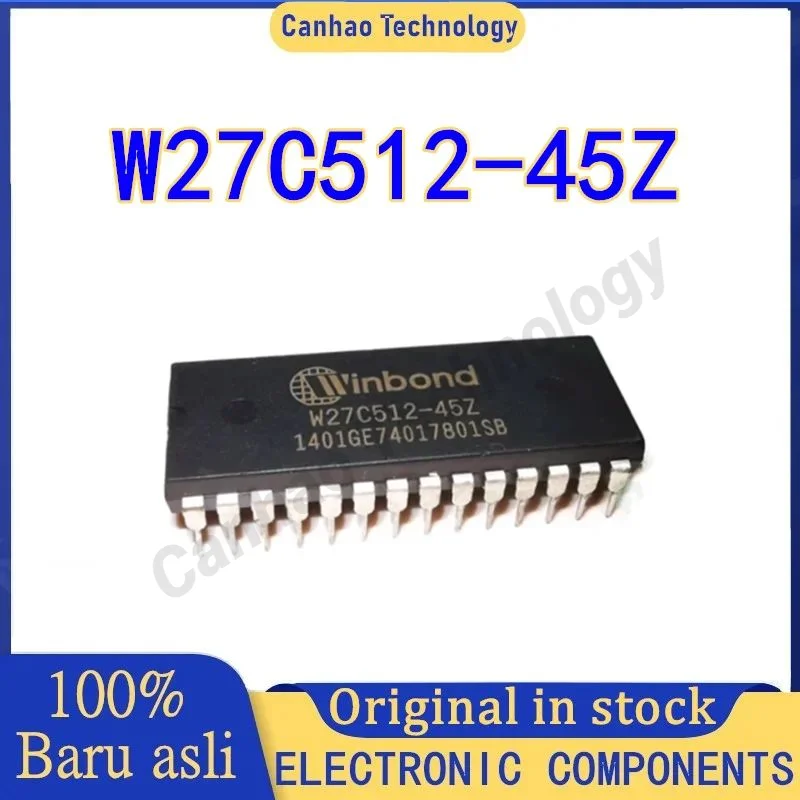 5PCS W27C512-45Z W27C512-45 W27C512-4 W27C512 W27C51 W27C5 W27C W27 W2 IC EEPROM 512KBIT PARALLEL DIP-28