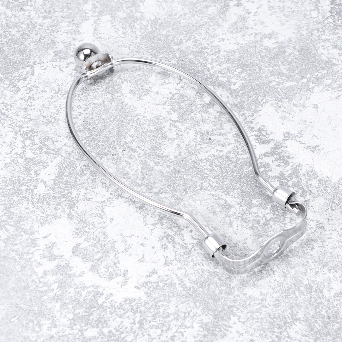 

2pcs 8 Inches High 205Mm Silver Lamp Harp Bracket For Table Floor Crystal Lamps Iron Shade Holder Horn Frame Support Rod