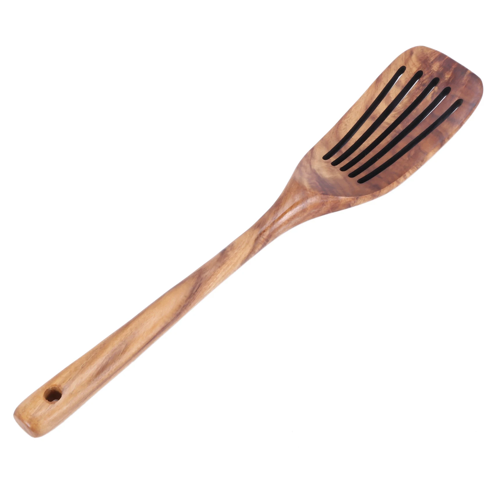 

A74U Wooden Kitchen Utensils Set,Wooden Spoons For Cooking Natural Teak Wood Kitchen Spatula Set For Including 14 Pack