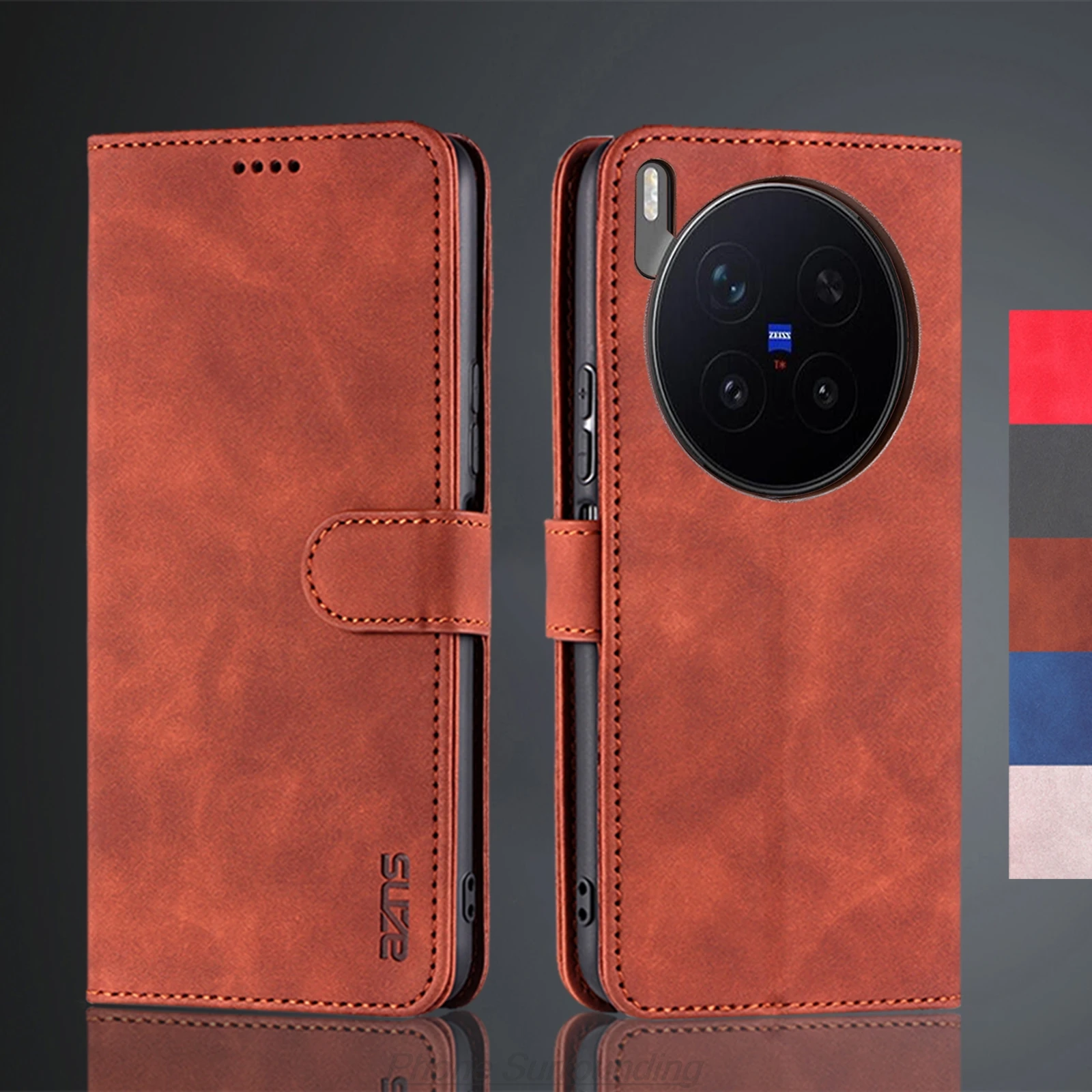 

Чехол-кошелек для Vivo X300 Pro 6.78\" / X300 6.31\" из искусственной кожи, флип-кейс, чехол-кобура, чехол для телефона, капа, фундас, коаке