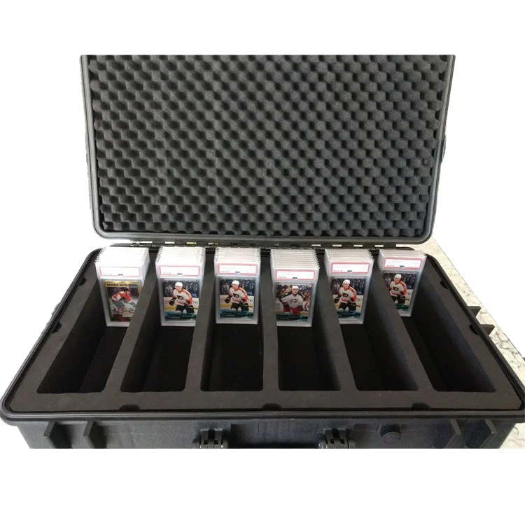 Baseball Card Storage Plastic Carry Device Housing Waterproof Custom EVA Foam