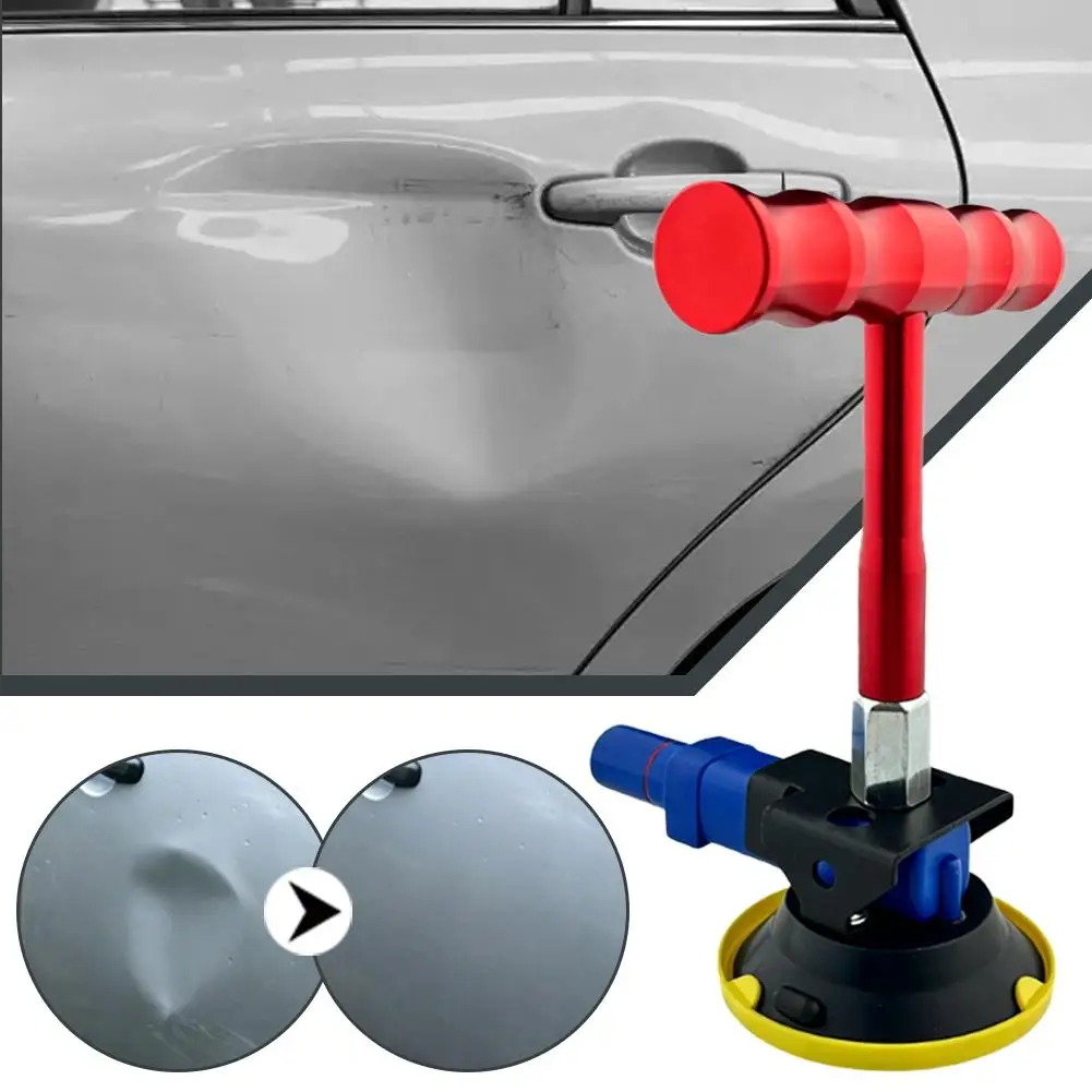 Powerful Vacuum Pump Car Dent Puller Paintless Vacuum Suction Cup T Handle Car Dent Remover DIY Auto Body Hail Repair Tool