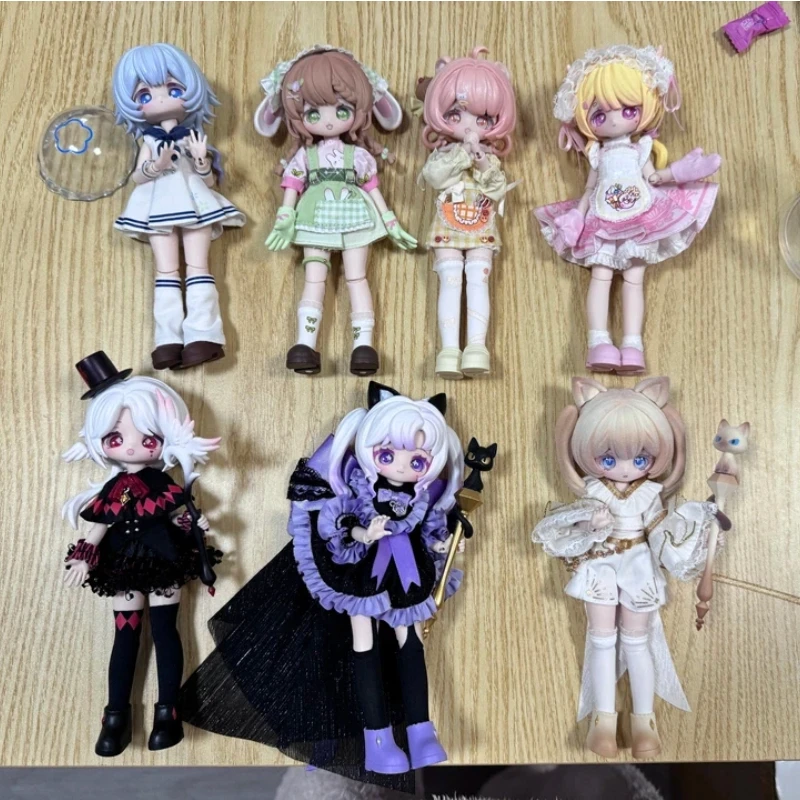 

Серия Island Adventure: Новинка в наличии! 12-точечная BJD кукла-фигурка в слепой коробке, оригинальная подвижная кукла, модная игрушка, милая кукла, настольное украшение