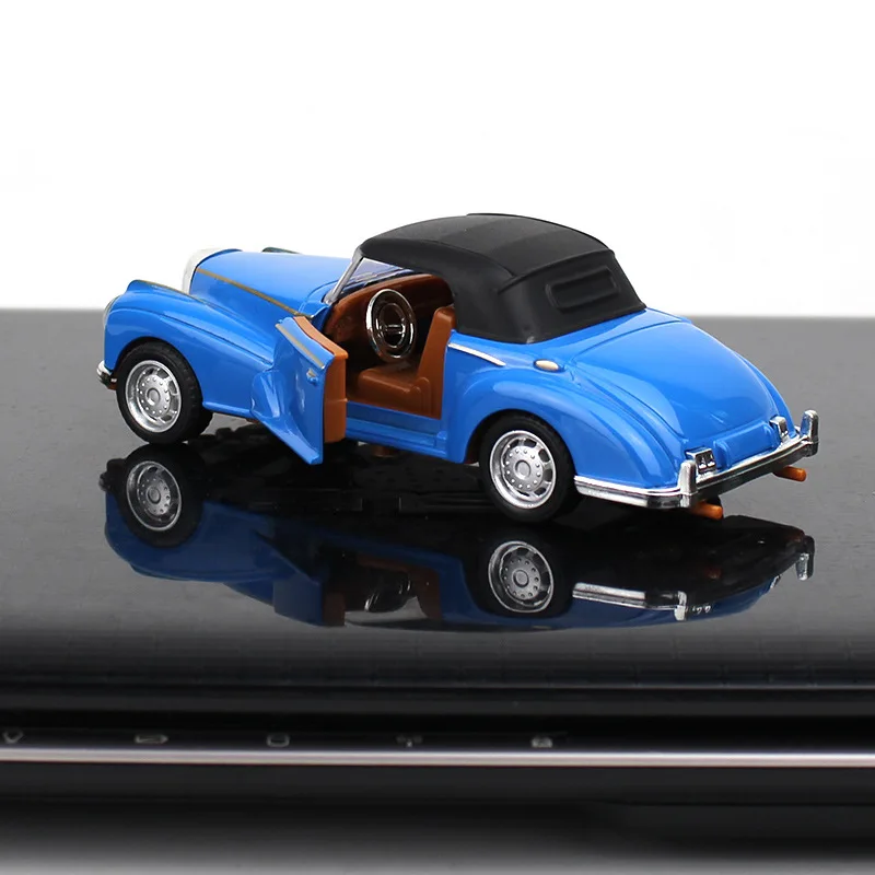 1：32 Mini Alloy Vintage Vehicle Openable Return Car Retro Model Decorative Ornament Simulation Collection Gift Toys For Children