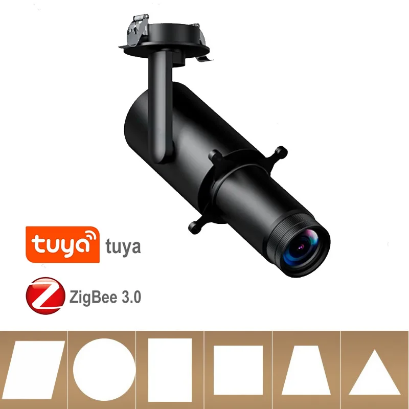 Tuya Smart Shapeable Spotlight Zigbee Recessed Spot Led Light Projection Lamp 2MQTT Home Assistant Alice Alexa