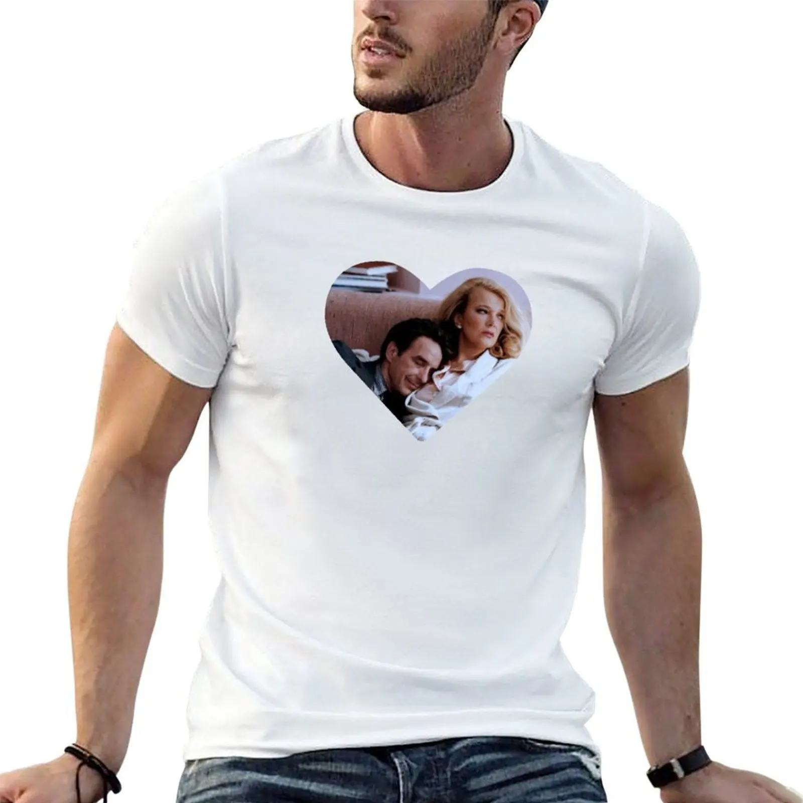 Camiseta John & Gena, camisetas para hombre, camisetas de algodón para hombre, camisetas gráficas, camisetas para hombre, camiseta gráfica