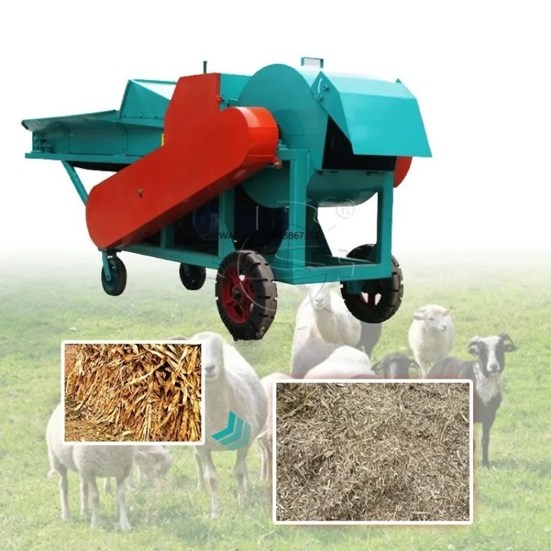 Engine Hay Cutter Silage Grass Animal Feed Forage Chopper Corn Straw Chaff Cutter Machine for Sale
