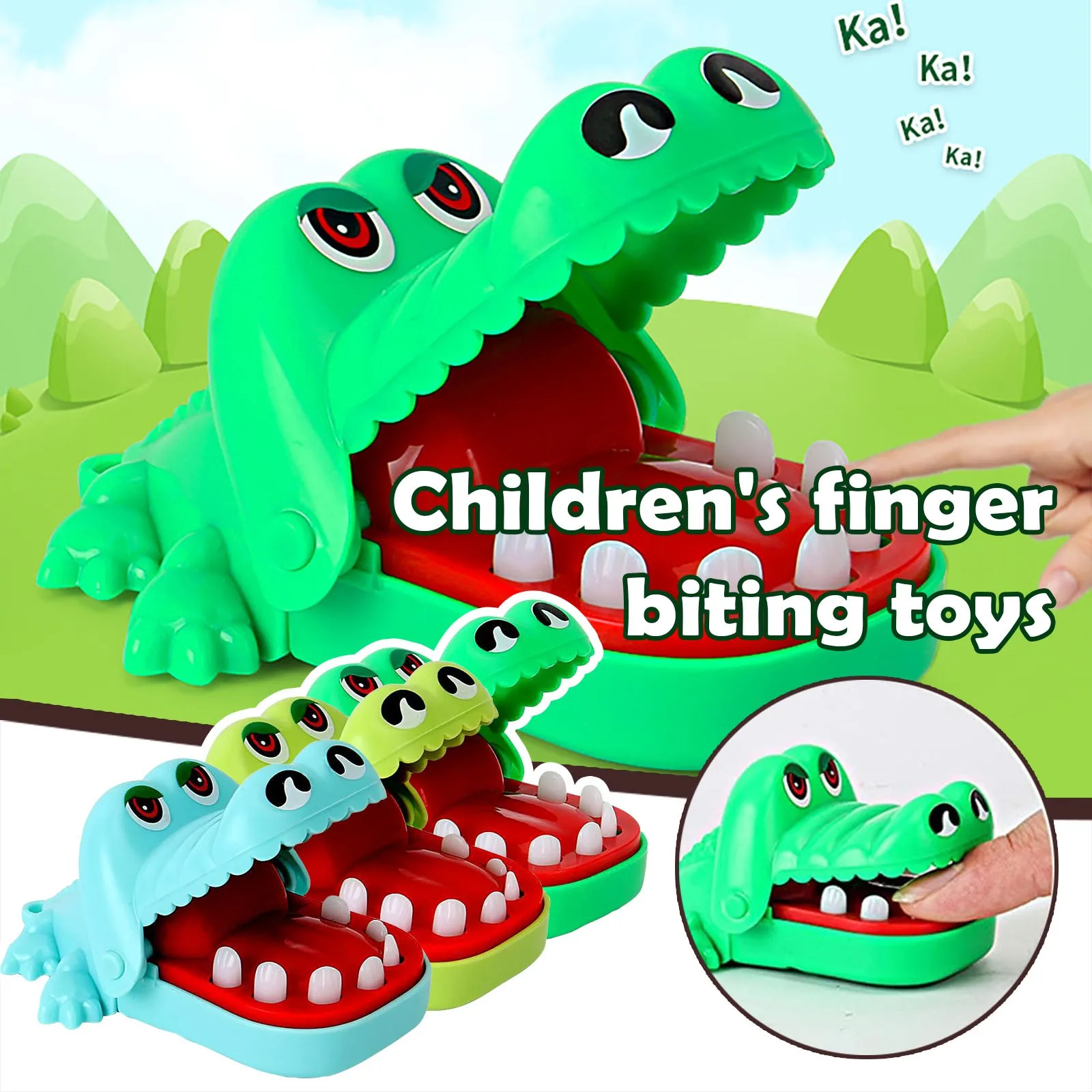 C Rocodile Toy Classic Mouth Dentist B-ite Finger Family Game Children Game Toy For The Whole Family For Children From 3