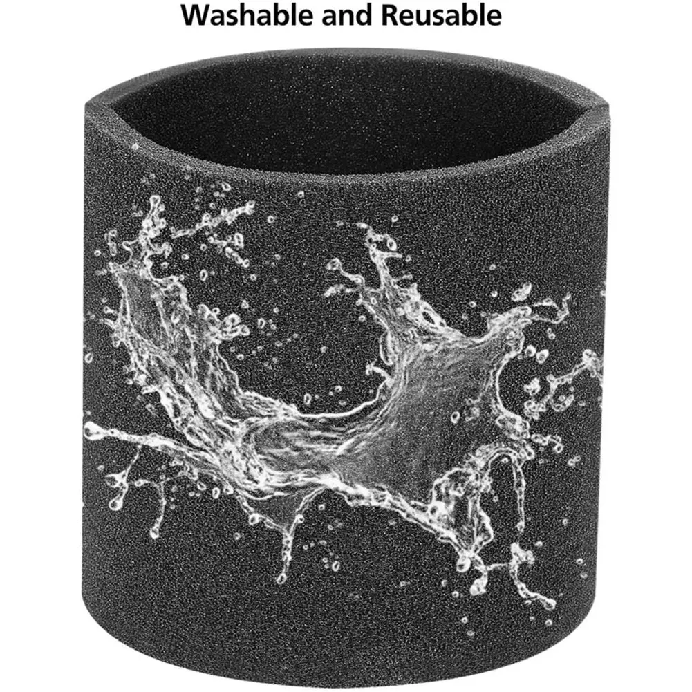 Washable and Reusable Foam Filter Suitable for Shop-Vac, Genie and VacMaster 90585 9058500 Vacuum Cleaners