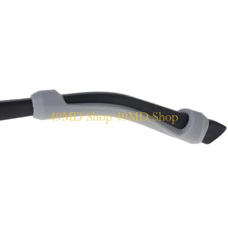 49MD Glasses Ear Hooks Holder Anti Slip Silicone Grips Eyeglasses Sports Temple Tips