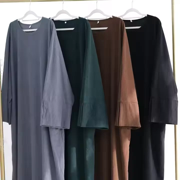 여성 무슬림 맥시 드레스 두바이 아바야 카프탄 케바야 이슬람 잘라비야 카프탄 모로칸 여성 로브 젤라바 이드 코듀로이 아바야