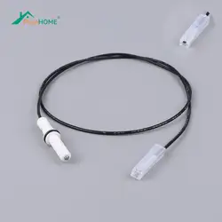 1Pc Gas Cooktop Stove Igniter Electrode Spark Plug 900mm Ignition Wire Sabaf Cooker Ignition Pin Ceramic