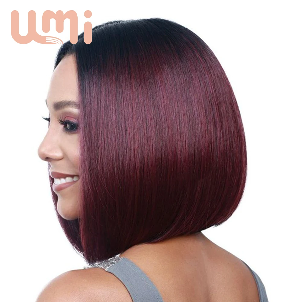 

10-16 Inch 99J 100% Human Hair Burgundy Bob Wigs 13x4 HD Frontal Lace Remy Brazilian Hair 220% Density Short Straight Wig wine