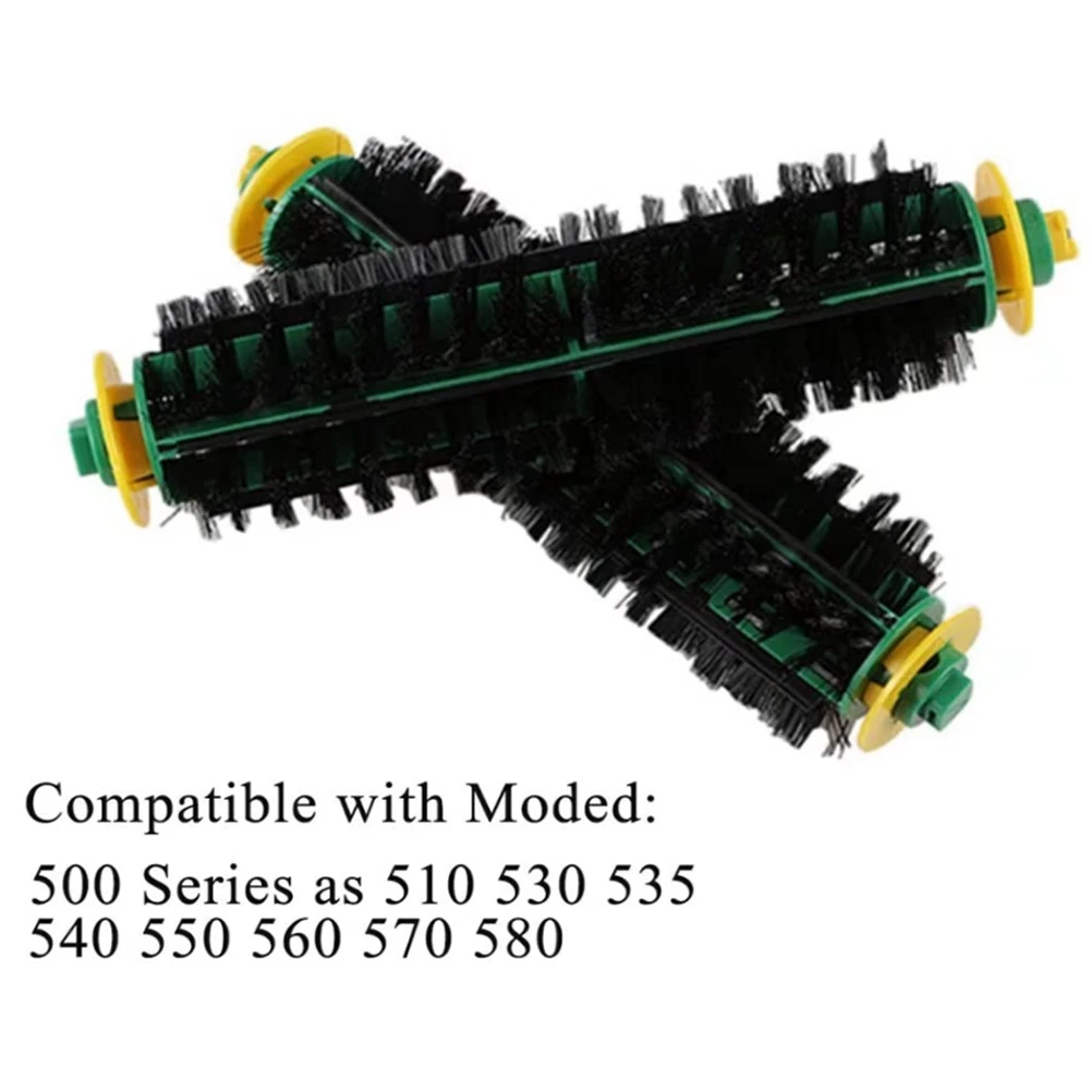 Side Brush Flat Filter Bristle Flexible Brush for IRobot Roomba 500 Series 510 520 521 530 535 Robot Spare Parts