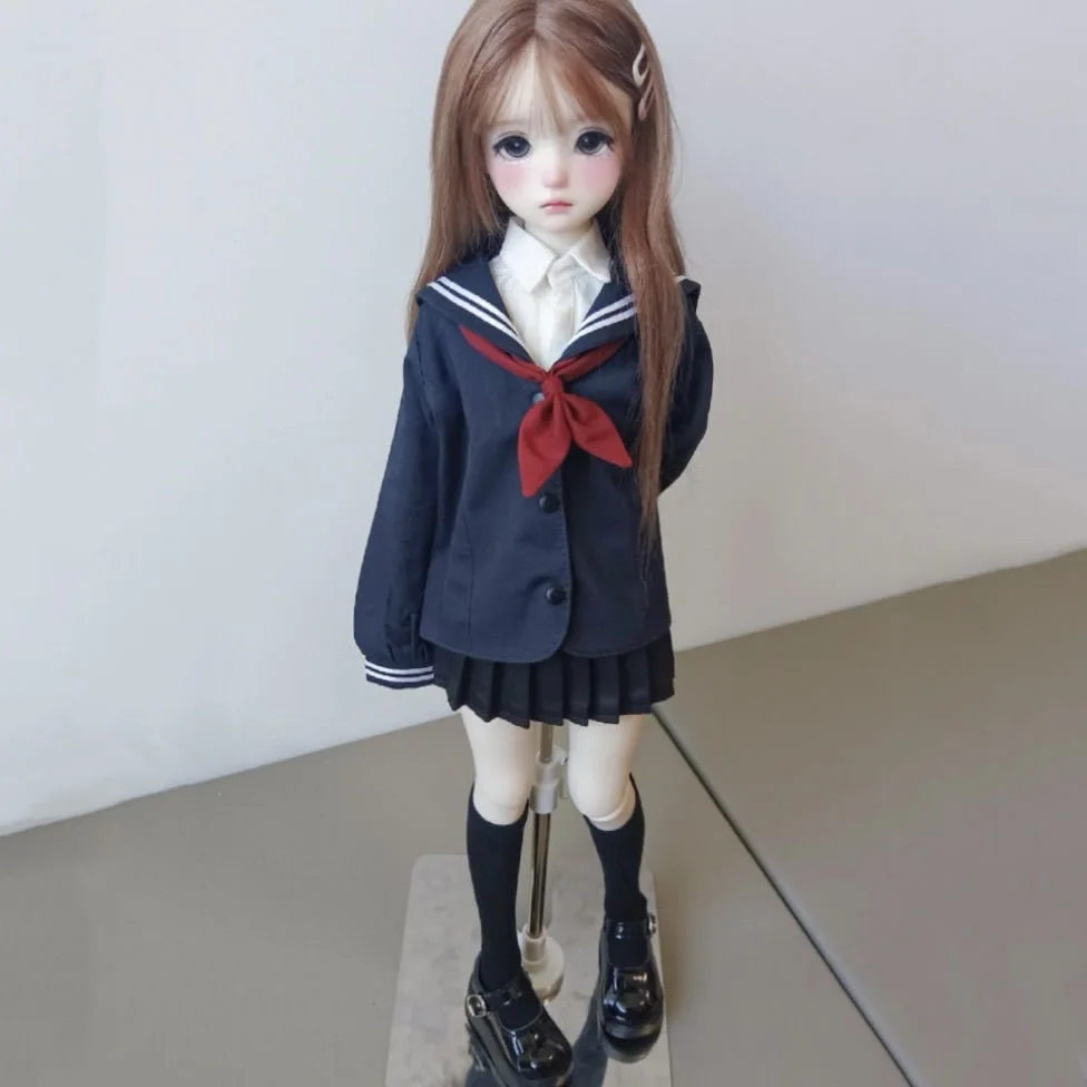 

BJD doll clothes suitable for 1/4 size CD3 Sailor collar suit doll accessories (4 points)