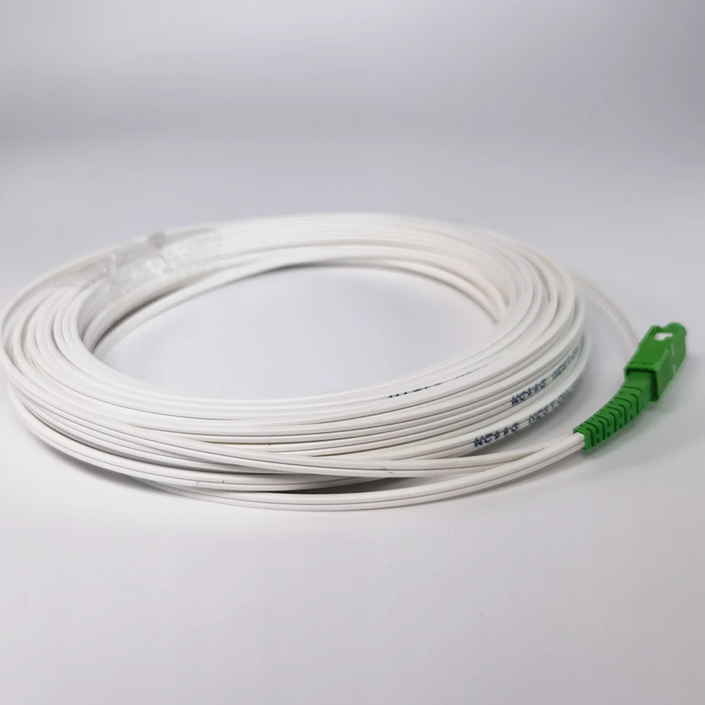 Fiber Drop Cable G657A2 LSZH Cable Fibra Optica FTTH Fiber Optic Patch Cord SC/APC-SC/APC Single Mode 20M/30M Extension Wire