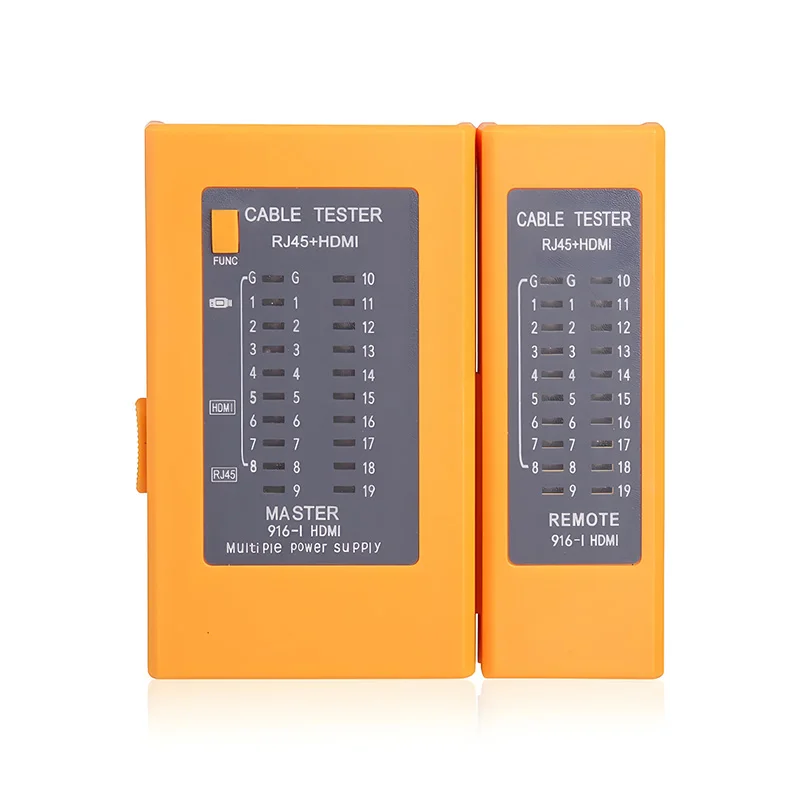 ALLSTRONG Network Cable RJ 45 HDMI-compatible A Connector Cable Tester Networking Ethernet Tool Tracker Cat 5e Cat 6 Wire
