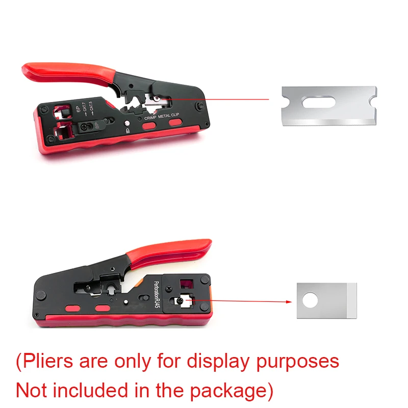 xintylink spare Blades replace Cable Stripper Cutter Hi-Speed Steel for RED rj45 pliers crimper Stripping Cutting Tools