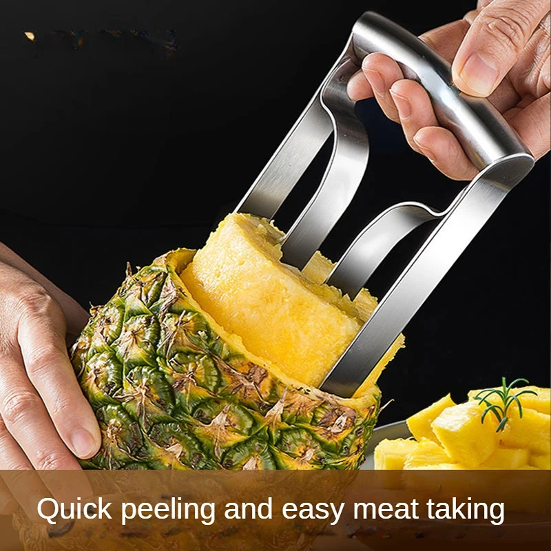 

1PCS Stainless steel pineapple knife cutter pineapple eye remover peeler pineapple peeling tool