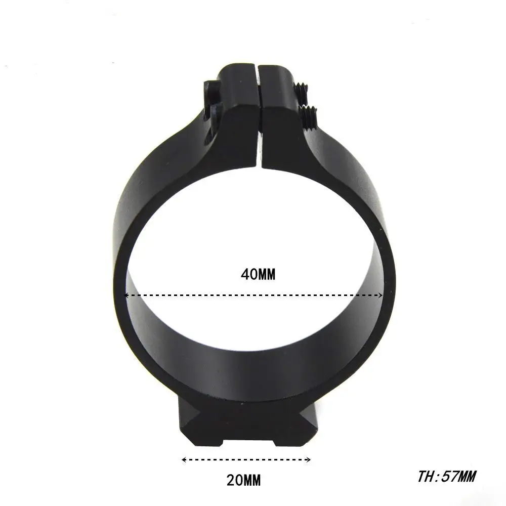 55mm high aluminum alloy fixture 20mm rail flashlight fixture flashlight accessories 30mm/40mm clamp ring fixture