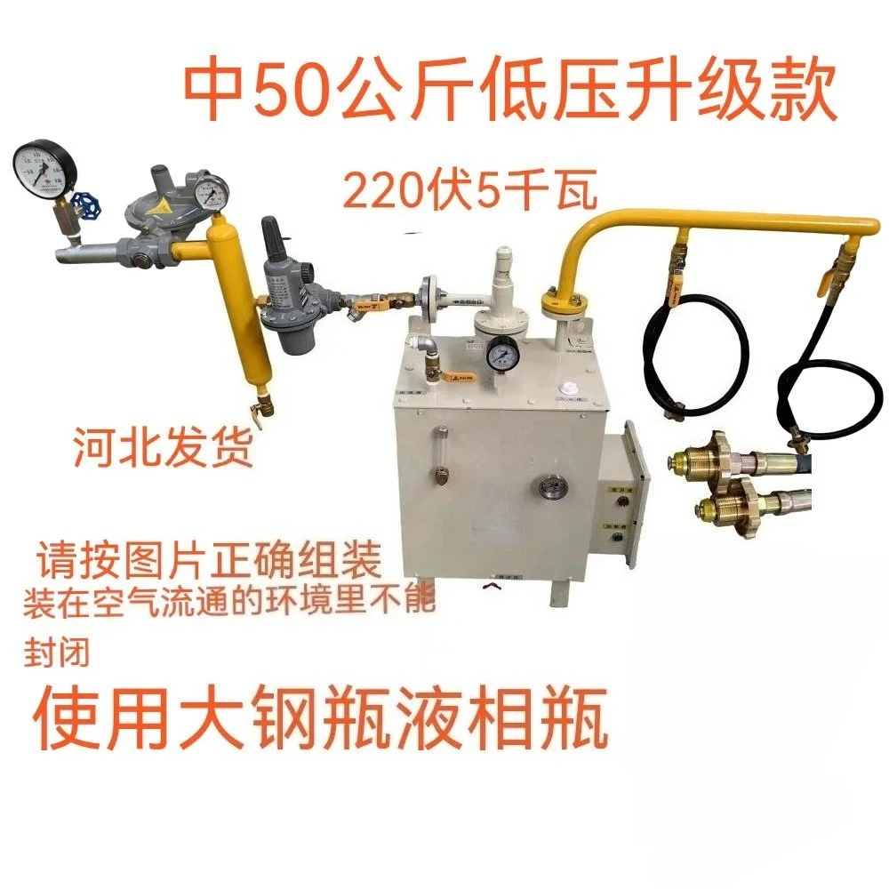 LPG Gasifier Liquefied Gasifier  Heating Furnace Vaporization Explosion-proof Vaporizer Commercial Industrial Petroleum Coal