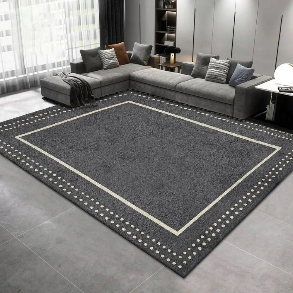 Crystal Velvet Area Rug Nordic Style Carpet Modern Minimalist Soft Floor Mat For Living Room Bedroom Interior Decor