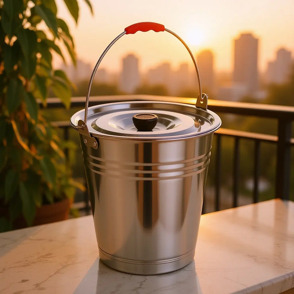 

1 шт. Ведро для молока из нержавеющей стали, утолщенное, большой емкости, с устойчивой ручкой, многофункциональное, для домашнего хранения воды