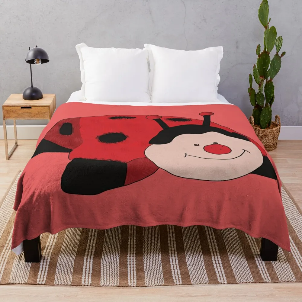 Ladybug Pillow Pet Throw Blanket Sleeping Bag Loose Blankets Sofas Of Decoration Giant Sofa Blankets