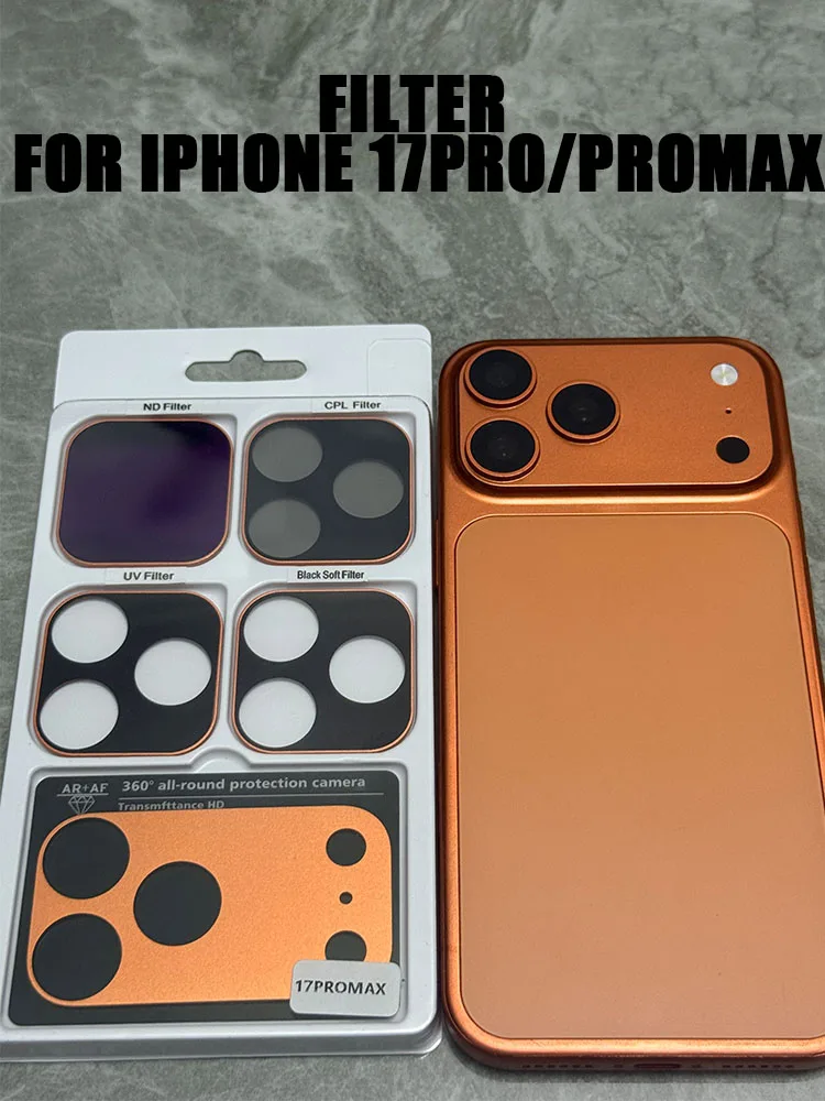 4 szt./zestaw ND-32 UV CPL filtr redukujący światło HD do iPhone 17 Pro/Promax, magnetyczny filtr obiektywu aparatu, polarizator do telefonu komórkowego — 2