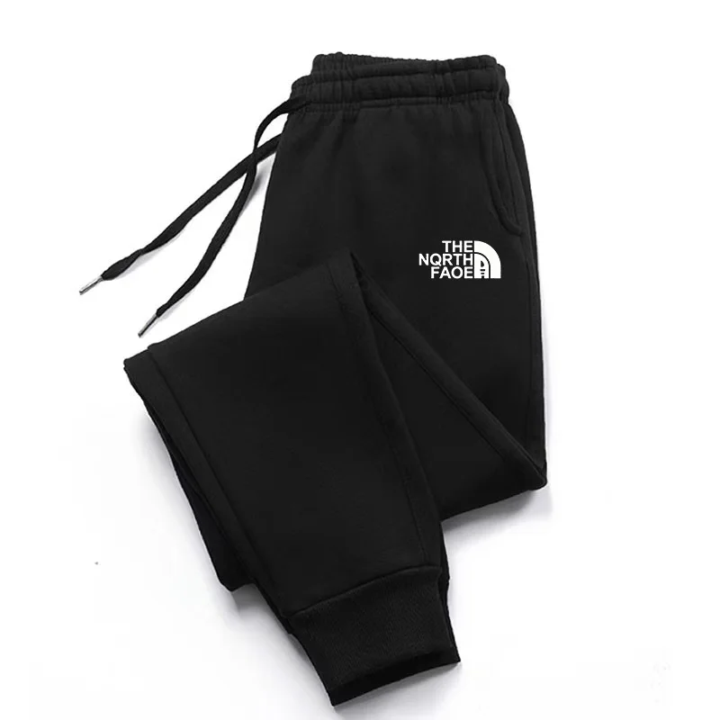 Minimalist Solid Black Sweatpants Male Loose Fit Drawstring Joggers Breathable Cotton Fitness Street Daily Wear Trousers