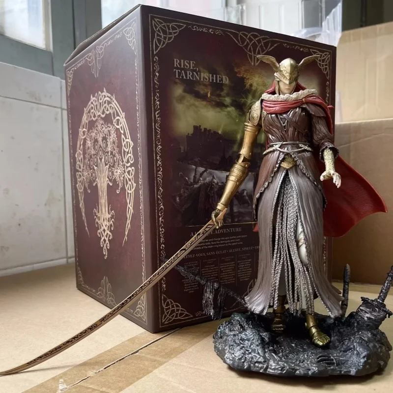 

New Elden Ring Valkyrie Big Boss Box Set Handmade Game Anime Peripheral Model Desktop Ornament Statue Gk Doll Gift