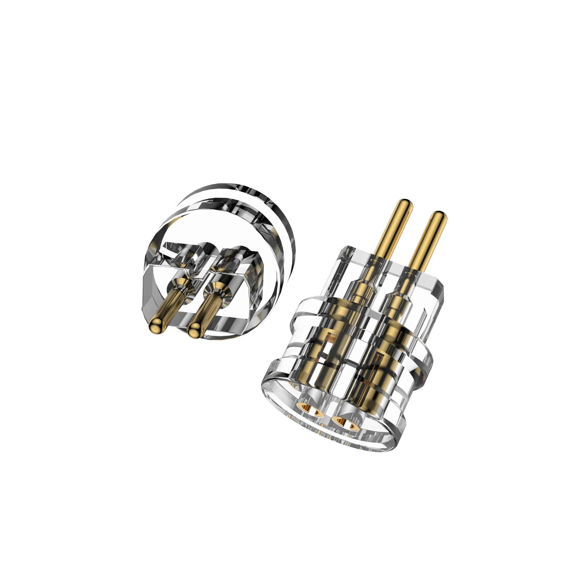 Pair Earphone Jack Adpter MMCX 2Pin 0.78 flat - 2Pin Groove Earphone Protector MMCX TO MMCX For N5005 IE300 IE600 IE900