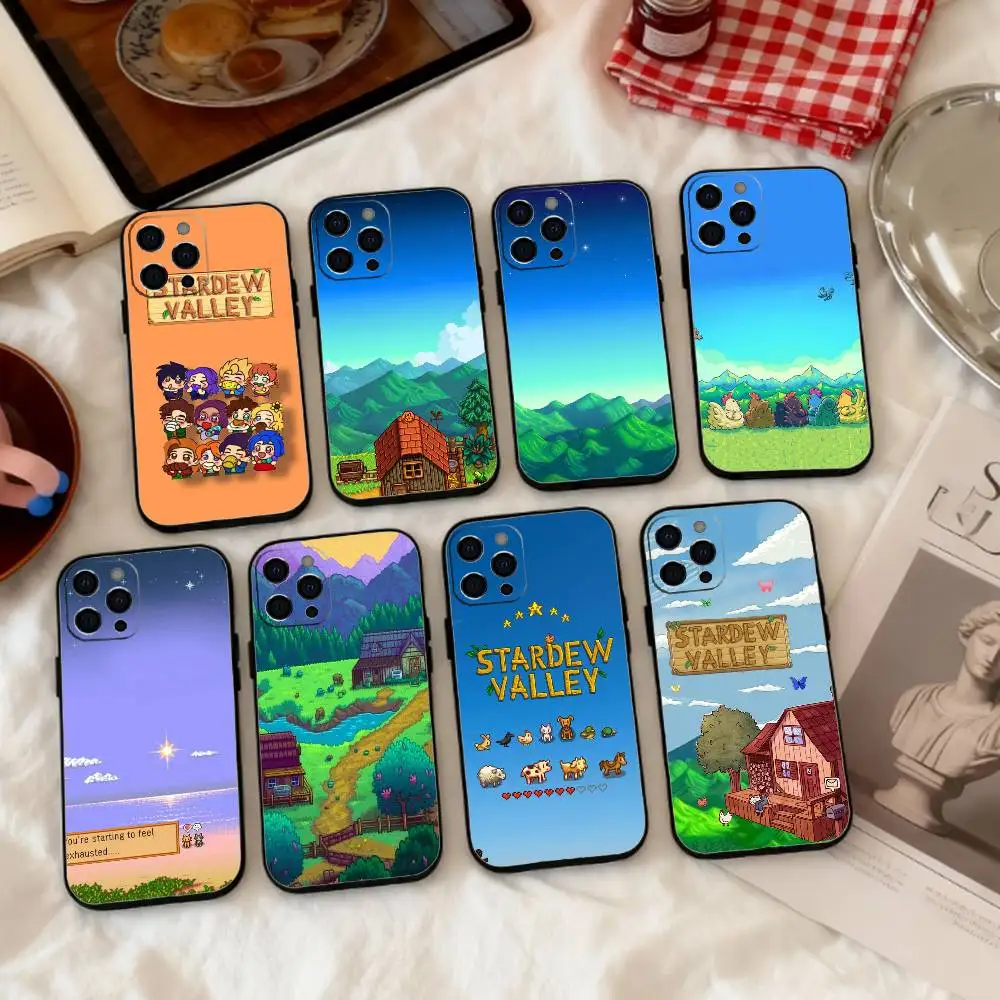 

Stardew Farm S-Stardew Valley Phone Case Silicone Soft For IPhone 17 16 15 14 13 12 11 X XR Plus Pro Max Plus