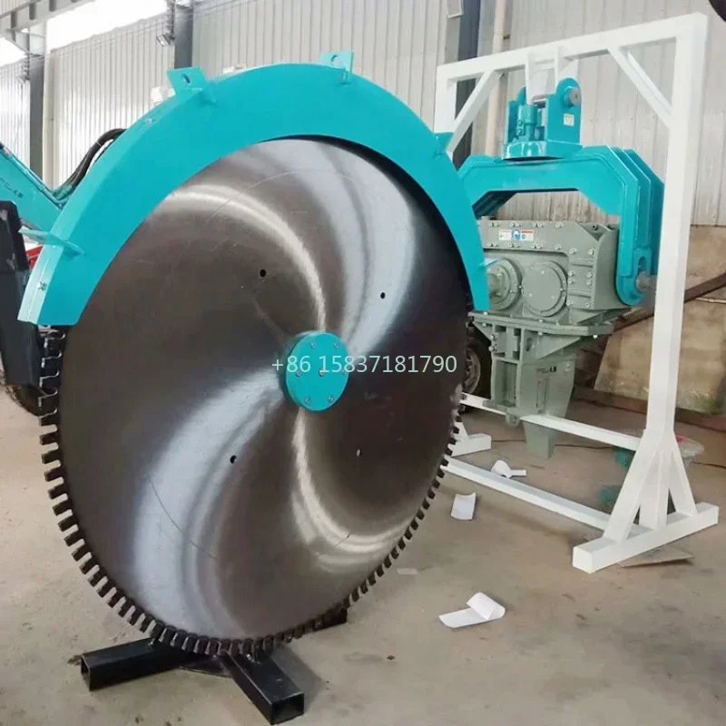 Rock Cutting Saw Machine Stone Quarries Hydraulic Rock Saw Asphalt Cutting Utility Trenching Rock Saw Machine for South Korea