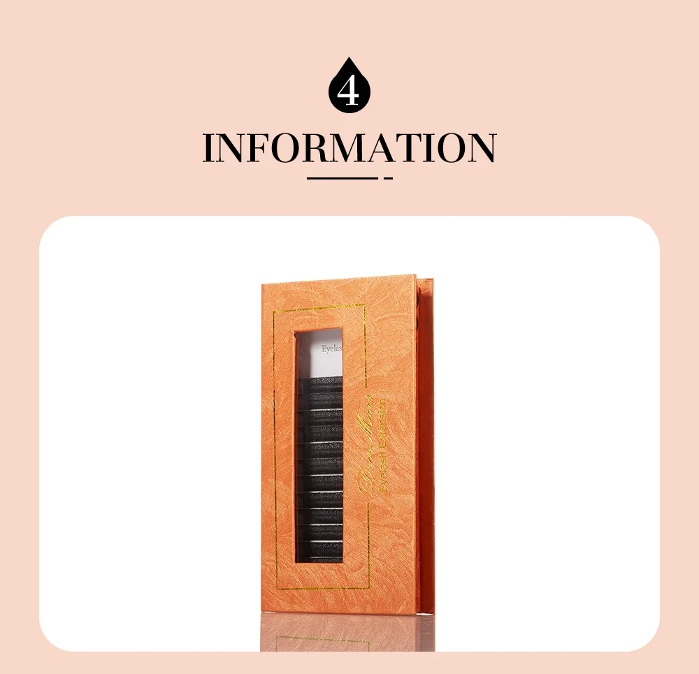 DeceMars 6D-W Shaped Eyelash Extension (12line/Tray)
