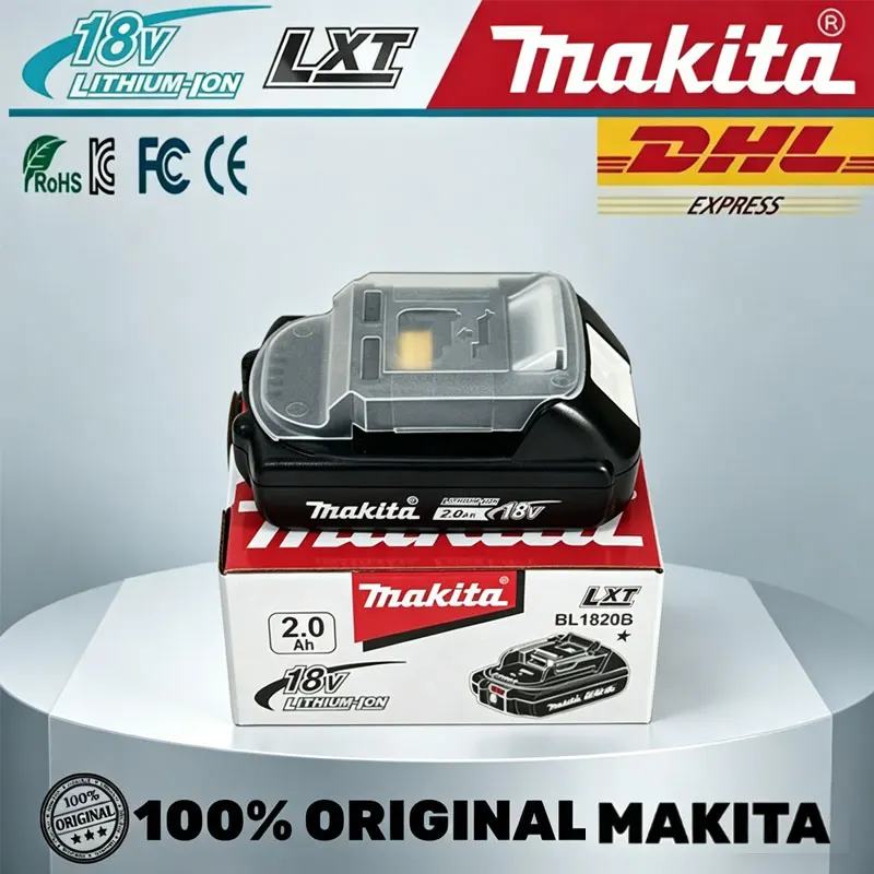 

Makita 18V 2.0Ah Li-Ion Rechargeable Battery 18v drill Replacement Batteries BL1830 BL1840 BL1850 BL1860B