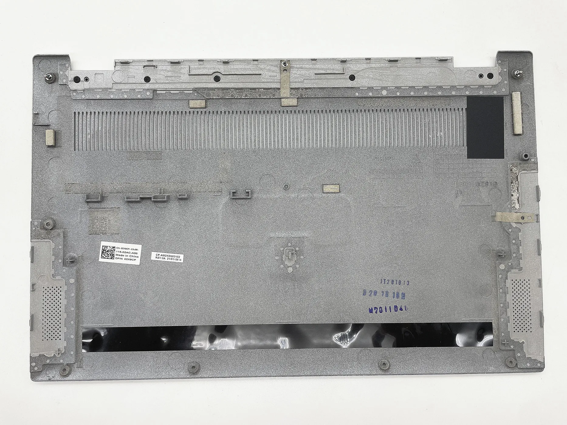 New for Dell, Inspiron 14 7490 2in1 D Case, Bottom Case 02X9CP