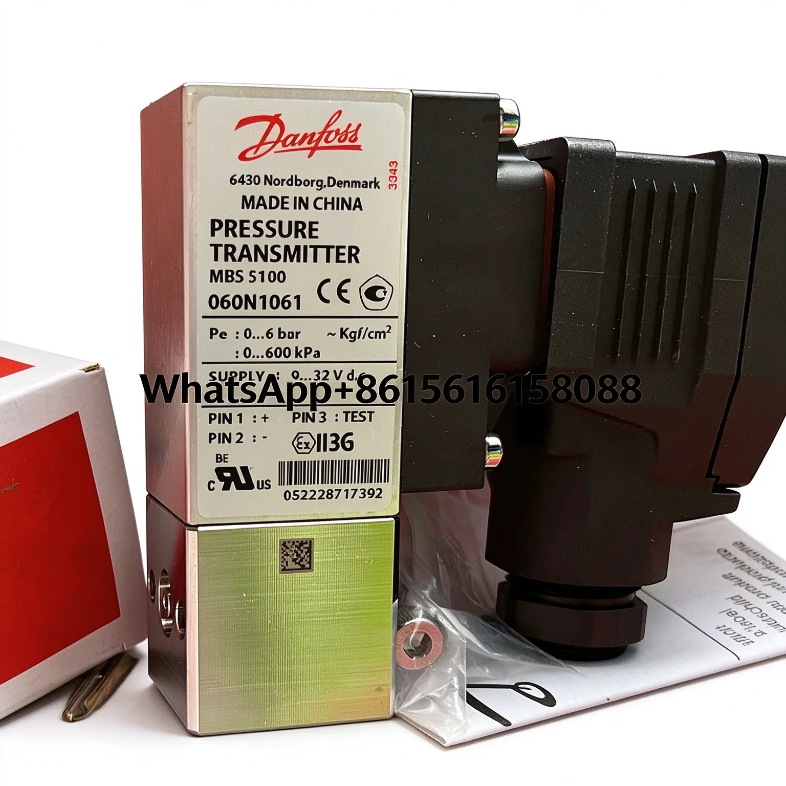 MBS5100 060N1036  060N1054  060N1053  060N1058  060N1060  060N1061  060N1062  060N1067 Danfoss Pressure Sensor