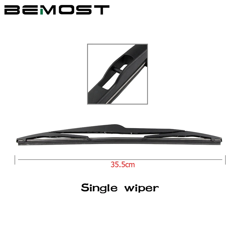 BEMOST Car Rear Windshield Wiper Arm Blades Brushes For Renault Megane 3 2008 Onwards Hatchback 355MM Windscreen Auto Styling