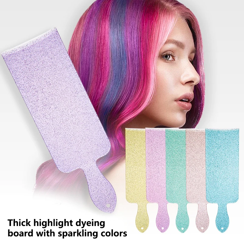 

Professional Hair Coloring Board Hair Dyeing Brush Highlighting Applicator Hairdressing Comb Supplies Barber Styling Salon Tools