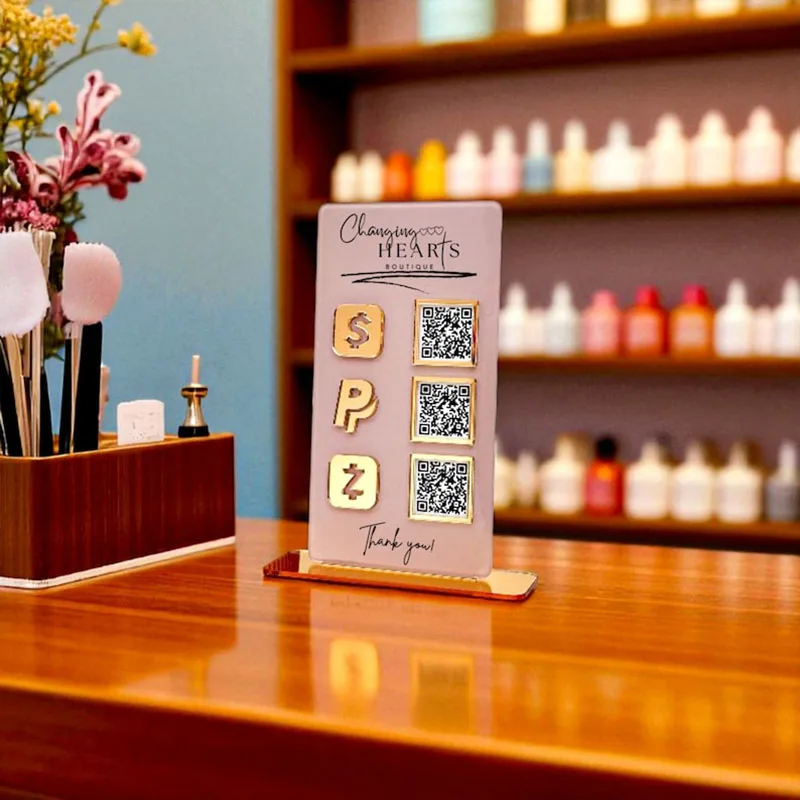 علامة رمز الاستجابة السريعة متعددة الوظائف قابلة للتخصيص مع نداء جمالي لترويج الوسائط الاجتماعية للأعمال تقبل الدفعات المثالية #3