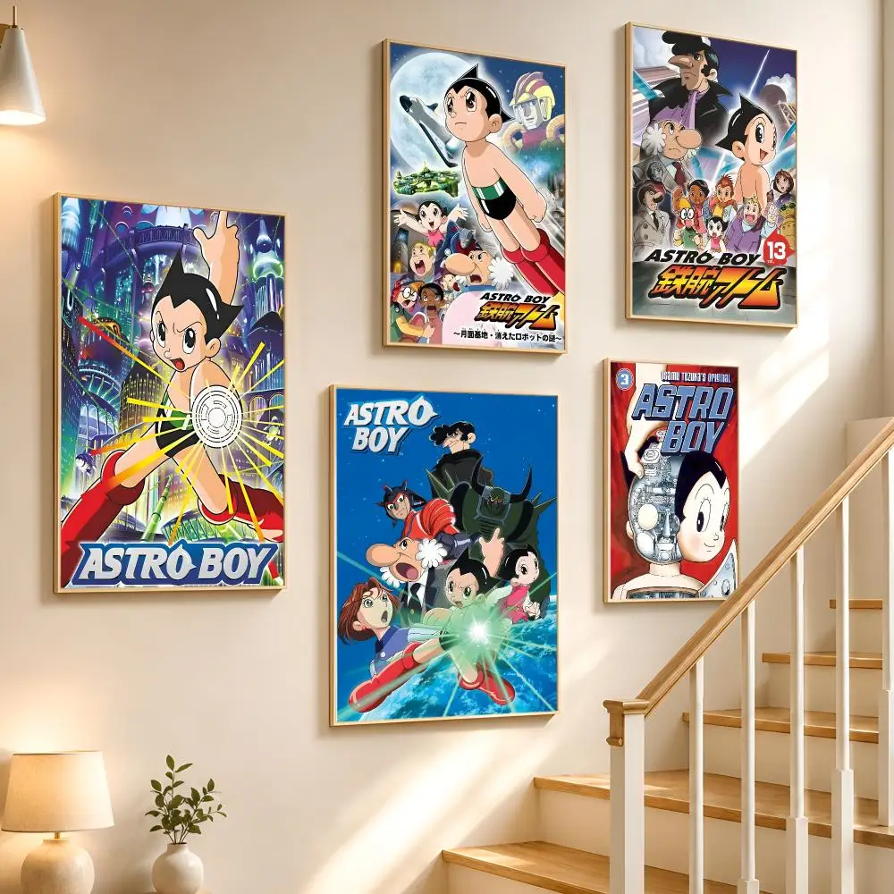 Astro Boy Iron Poster High-definition waterproof stickers, suitable for home décor, gifts, and holiday decorations