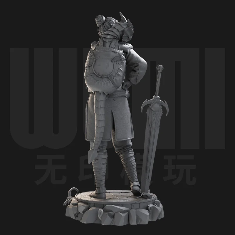 1/24 And 1/18 Scale Gk White Model Figurine 3d Printed Miniature Soldier White Model Toy Unassembled And Unpainted Kit